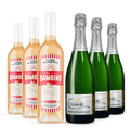 3 bouteilles d'Apéritif Bambino 75cl + 3 bouteilles de Crémant d'Alsace Clerotstein 75cl