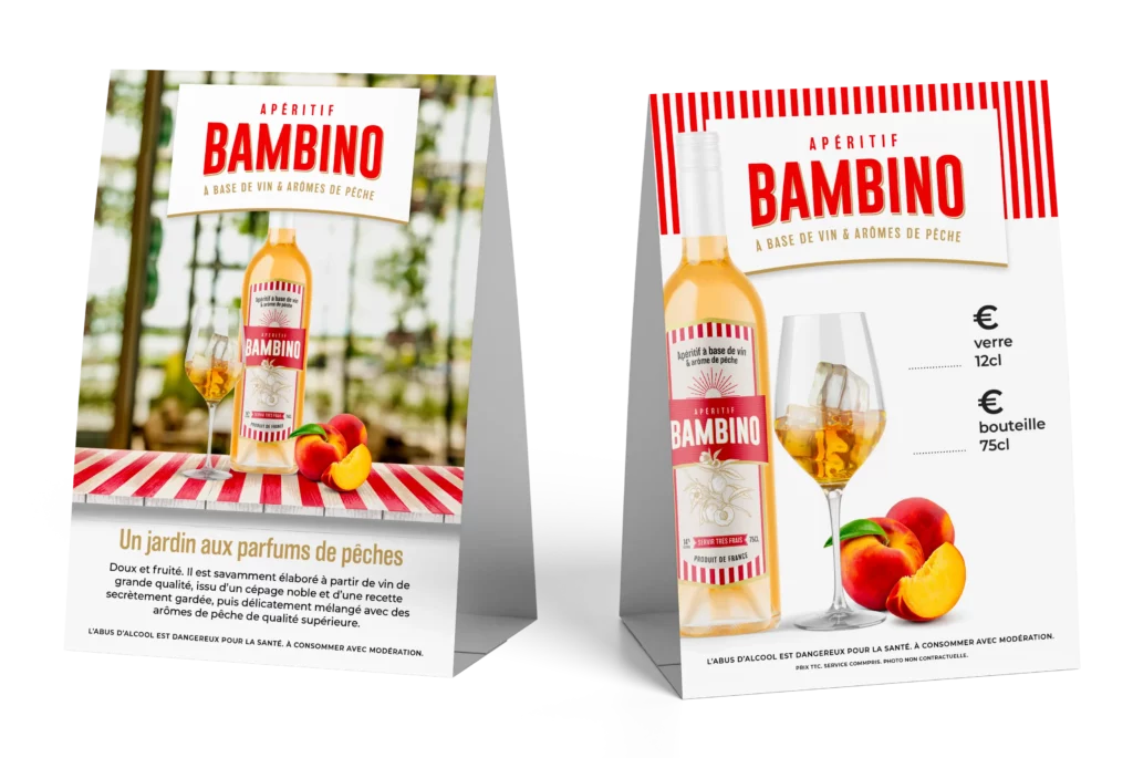 BAMBINO | Apéritif à la pêche et à base de vin